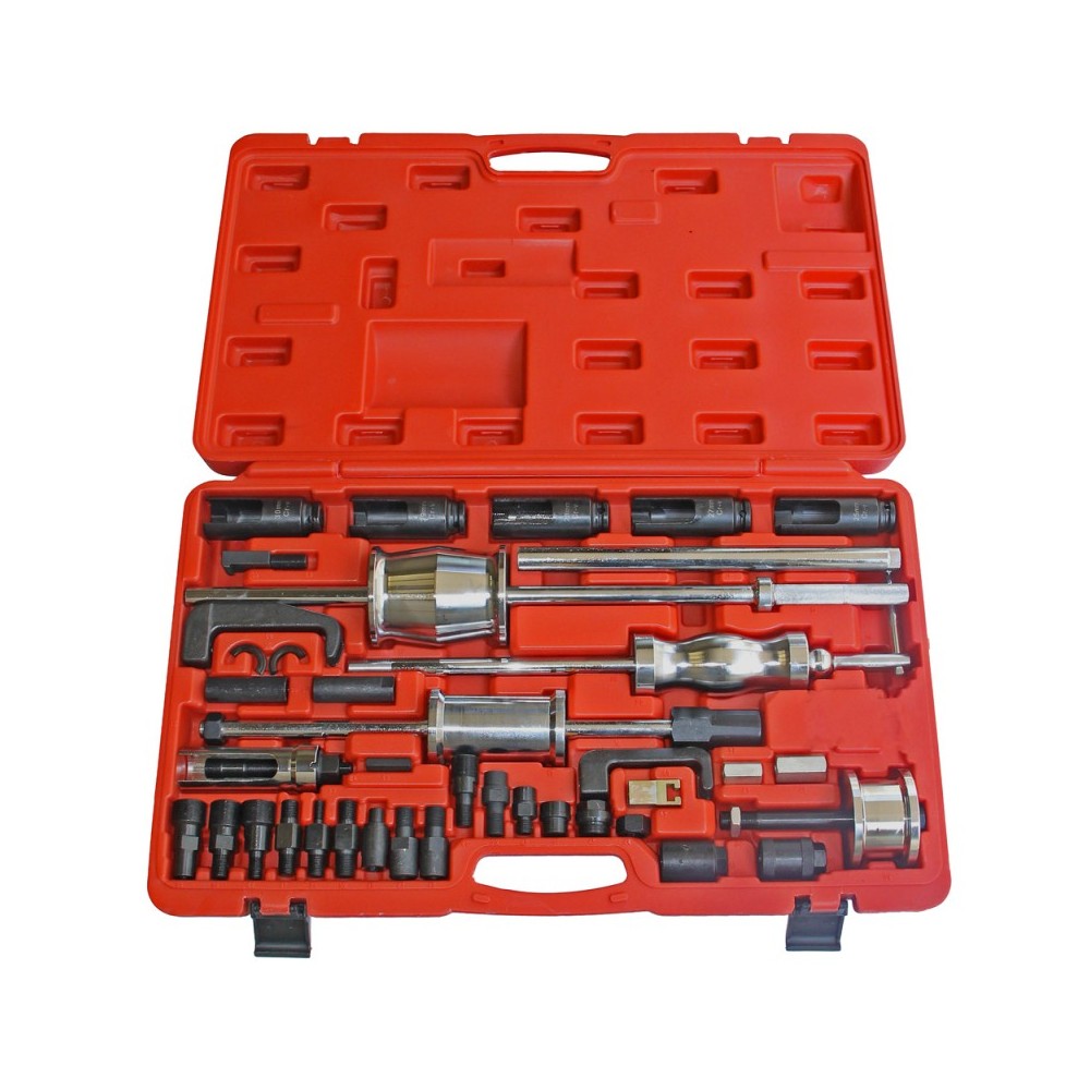 Extractor de inyector diesel, 40 piezas de extractor de inyector de carril  común, juego de herramientas de inyección, kit de herramientas de